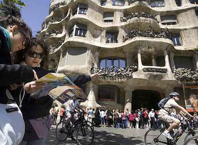 La Pedrera (Casa Milà), en Barcelona, la ciudad donde Chris Martin grabó algunos temas de su último disco.