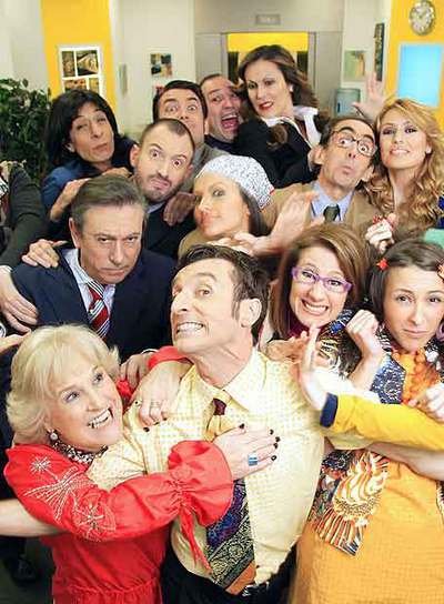 El equipo de  Camera café. 