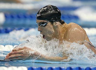 Phelps, en los 200 metros estilos.
