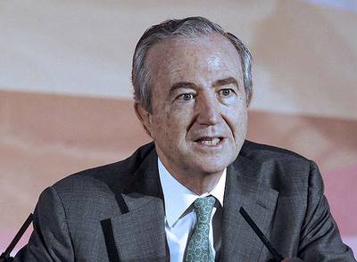 El presidente de Zeltia, José María Fernández Sousa-Faro, en la última junta de accionistas.