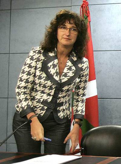 La  vicelehendakari , Idoia Zenarruzabeitia.
