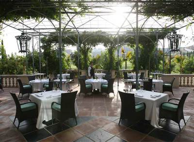 Terraza del restaurante La Veranda.
