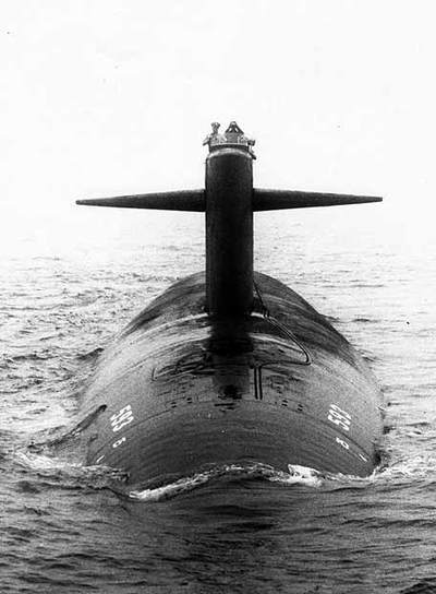 El 'USS Thersher' navegando en superficie antes del desastre