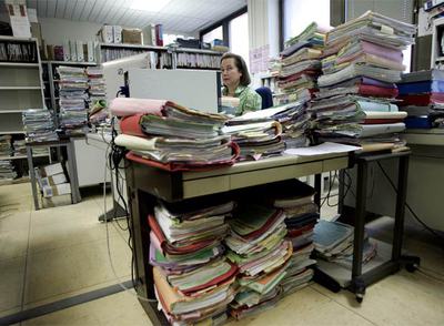 Los expedientes sin resolver se acumulan en un juzgado de violencia de género de Madrid.