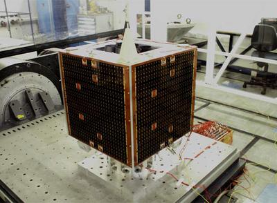 Imagen del satélite espacial español  Deimos I. 