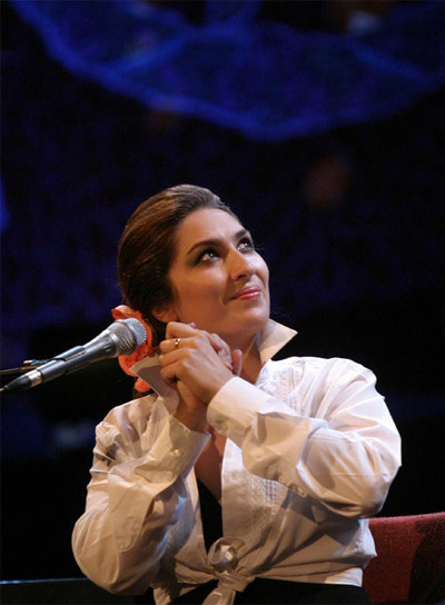 Estrella Morente, que actúa hoy en Córdoba junto a Dulce Pontes, en una foto tomada en 2006.