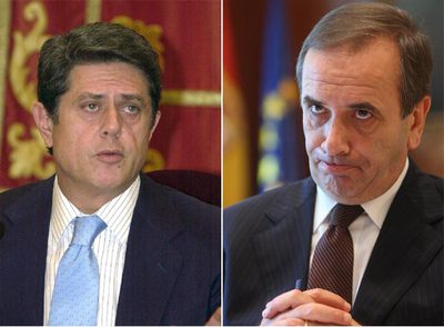 Federico Trillo-Figueroa (a la izquierda) y José Antonio Alonso.