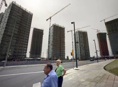 Torres Europa, en L'Hospitalet de Llobregat (Barcelona), construidas por Martinsa-Fadesa.
