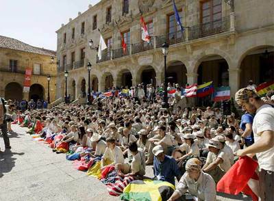 La Ruta Quetzal se cruza con los Cervantes en Soria