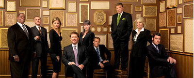 Los intérpretes de  Boston legal,  cuya tercera temporada se estrena mañana en Fox.