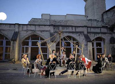 Un momento de la representación de  La Mouette,  de Antón Chéjov, dirigida por Claire Lasne Darcueil.