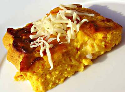 El  pastelcuento  de calabaza en todo su esplendor.