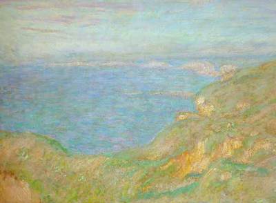  Acantilados cerca del Dieppe,  de Claude Monet, una de las obras recuperadas.