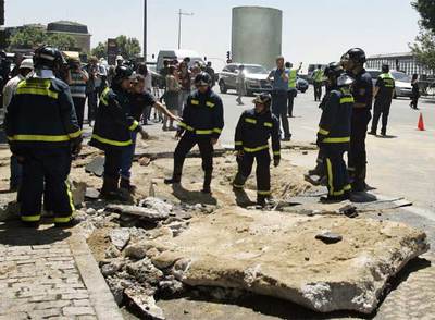 Una explosión de gas causa alarma en Atocha