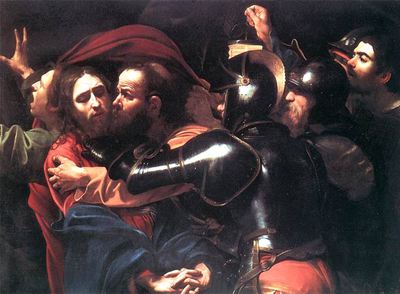  El prendimiento de Cristo,  de Caravaggio.