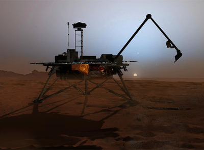 Ilustración de la sonda espacial   Phoenix