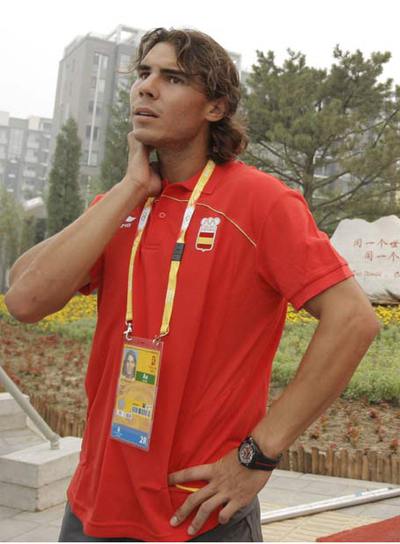 Rafa Nadal, en la Villa Olímpica.