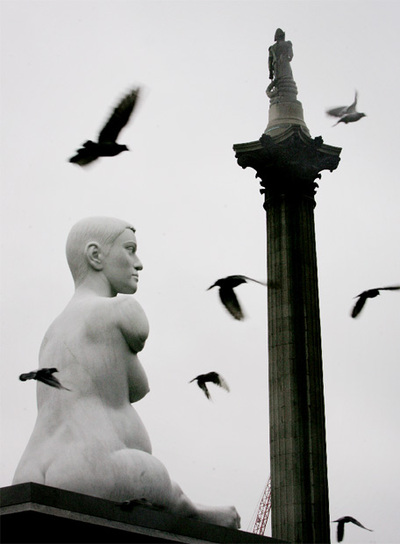  Alison Lapper embarazada,  obra de Marc Quinn.