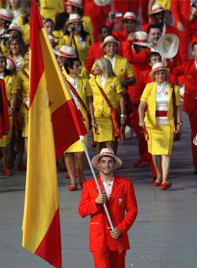 David Cal encabeza la delegación española en el desfile.