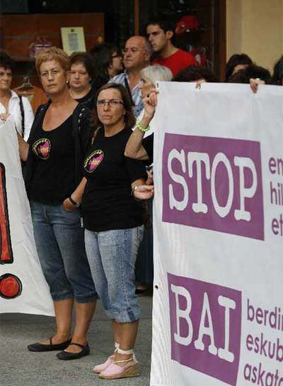 Protesta en Villabona