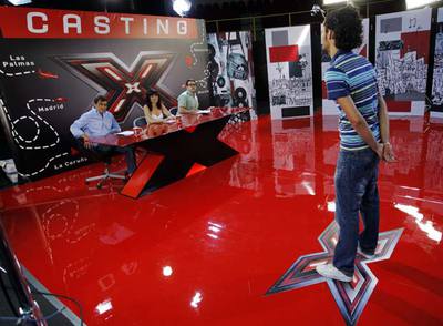 Un momento del  casting  del concurso de Cuatro  Factor X.  