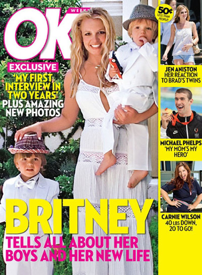 Spears, en la portada de  Ok! 