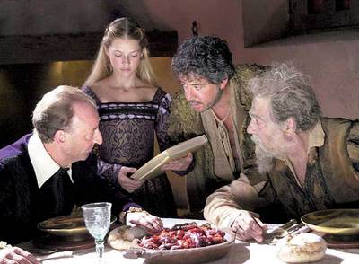 Un momento de  El caballero Don Quijote. 