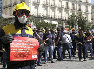 Los bomberos forestales invaden Sol