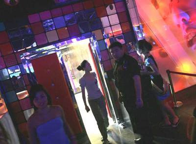 Interior de la discoteca China Doll.