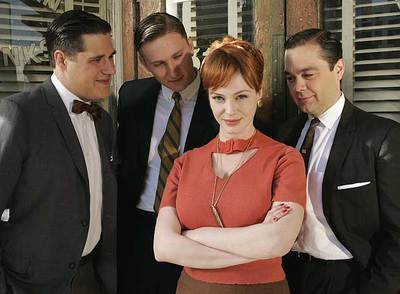 Un fotograma de la serie televisiva  Mad men,  cuya primera y exitosa temporada se emite en Canal +.