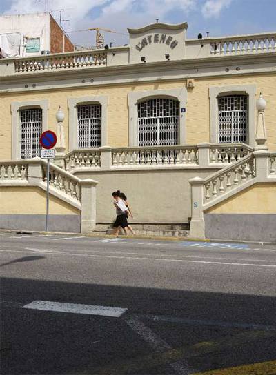 L'Ateneu de Esparreguera. Cerca de allí fue agredido José Luis Pérez.