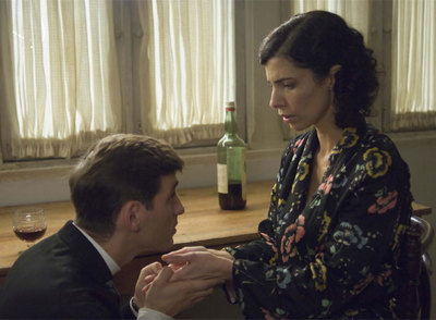 Raúl Arévalo y Maribel Verdú, en un fotograma de   Los girasoles ciegos.  