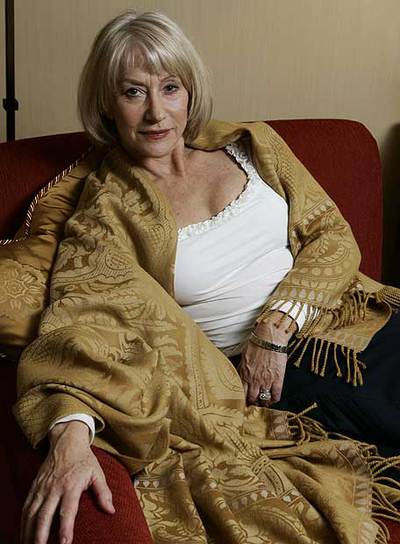 La actriz ganadora de un  oscar  Helen Mirren.