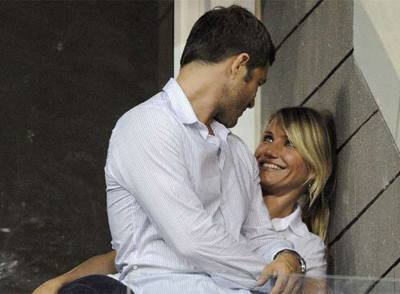 Cameron Díaz luce chico en el Open