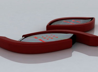 Móvil táctil Op Art