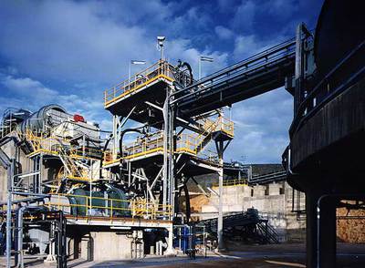 Planta Quercus de enriquecimiento de uranio, en  Salamanca, en una imagen de 1997.