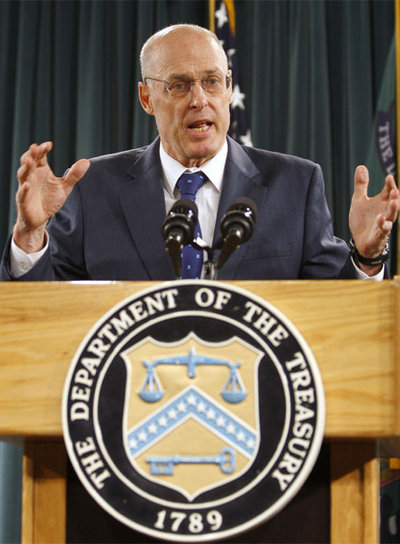 El secretario del Tesoro de Estados Unidos, Hank Paulson.
