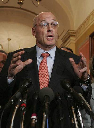 El secretario del Tesoro, Henry Paulson.