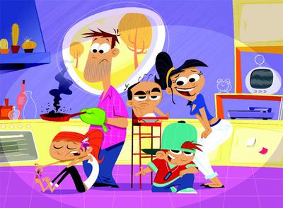 Una imagen de la serie francesa  Mr. Baby. 