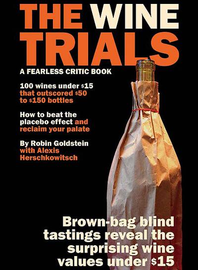 Portada del libro de Goldstein  The wine trials (Los juicios del vino). 