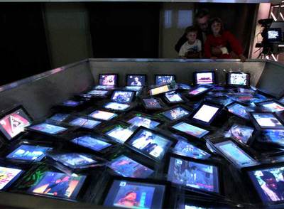 Un aspecto de la exposición en el Palau Robert.