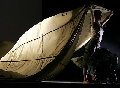 Imagen de la obra  Instrucciones para dejarse caer al otro lado del vacío  (2006), de César Camarero.