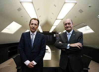 Javier Cremades, a la izquierda de la foto, y Francisco de la Torre.