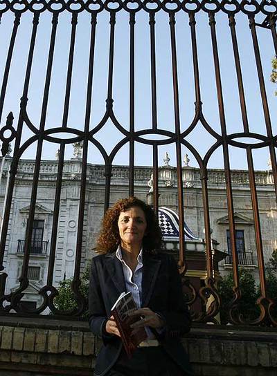 Isabel Vázquez Bermúdez, en el Rectorado de la Universidad de Sevilla.