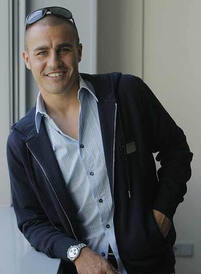 Fabio Cannavaro, durante la entrevista.