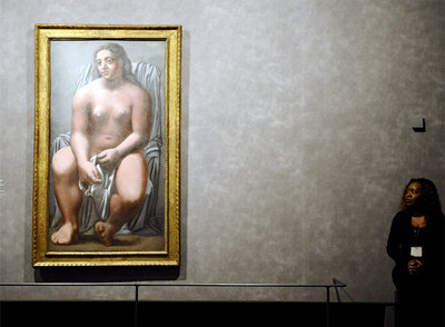  Grande baigneuse,  una de las obras de Picasso incluidas en la exposición del Grand Palais.