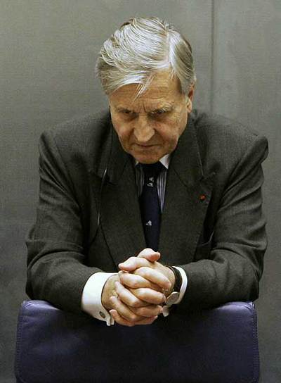 Jean-Claude Trichet, el pasado lunes en Luxemburgo.