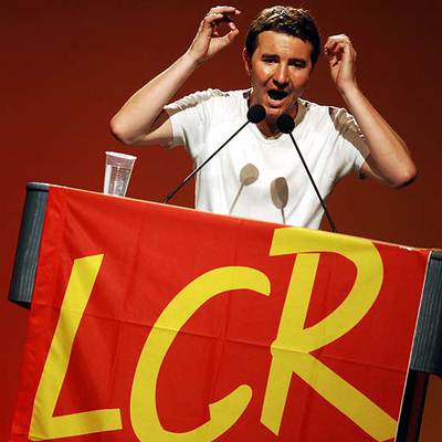 Olivier Besancenot interviene en un mitin en Toulouse, en abril de 2007.