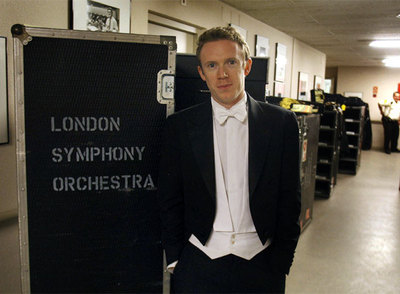 El músico británico Daniel Harding, ayer en Madrid.