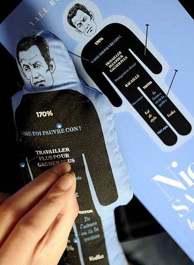 El muñeco vudú de Sarkozy.